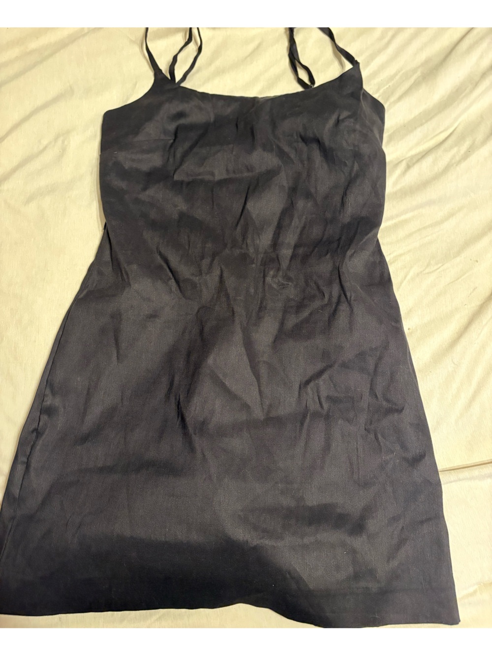 Madewell Black Slip Dress with Spaghetti Straps